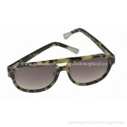 Classic Acetate Tortoise Sunglasses, Customized Logos Accepted